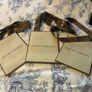 David Yurman shopping bags